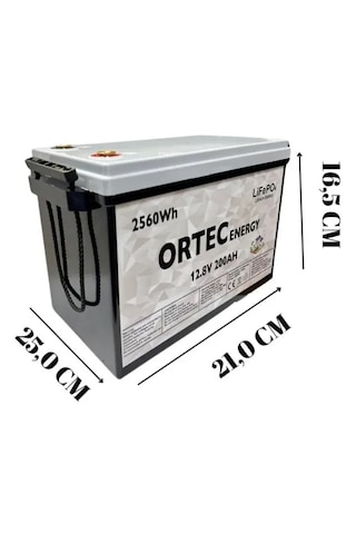 Solar Sistemler İçin 12.8v 200 Ah Lityum Akü