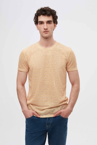 D's Damat Twn Slim Fit Mango Çizgi Baskılı T-shirt 2ec1438360200 Mango