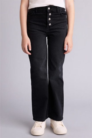 Defacto Geniş Paça Jean Pantolon Kız Çocuk G9585a826spnm40 Siyah-nm40