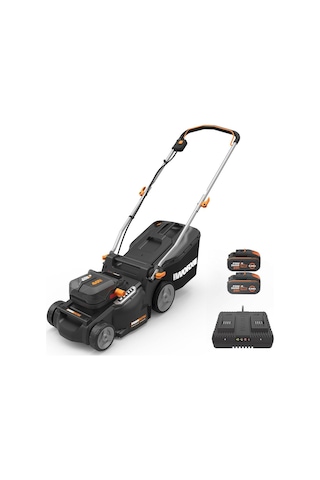 Worx WG737E 40V 4.0 Ah Li-İon 37 CM Profesyonel Kömürsüz Şarjlı Çim Biçme Makinesi