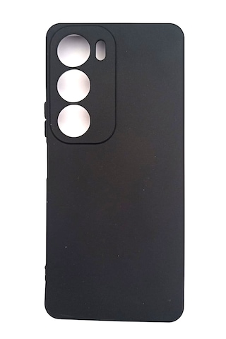 Vivo Y19s Uyumlu Yumusak Ve Esnek Kılıf Kadife Dokulu Mat Siyah