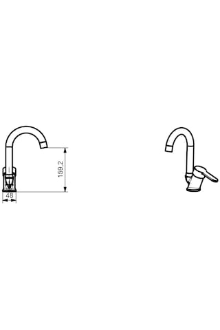 Tulipeko Lavabo Bataryası Krom