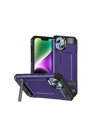 İphone Uyumlu 12 İçin Cep Telefonu Kılıfları Mat Tutucu Telefon Kılıfı Mor