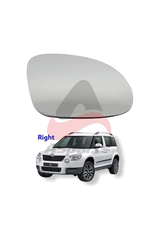 Skoda Yeti Dış Ayna Camı 2010 - 2016 Sol Ayna