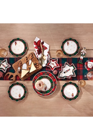 Korkmaz Jolly Collection 7li Tabak Seti A640-07 Beyaz