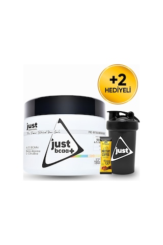 Just Nutrition Bcaa Amino Asit Tozu 180 Gr 15 Servis Karışık Meyve + Shaker + Protein Kahve