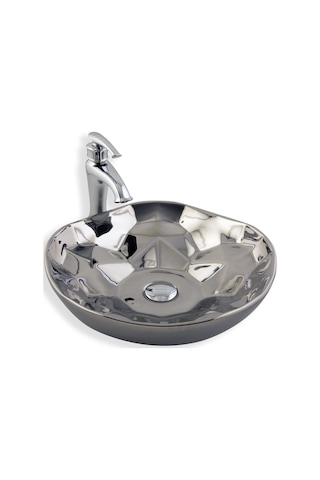Eva Banyo Lena E-5006G Tezgah Üstü Porselen Lavabo
