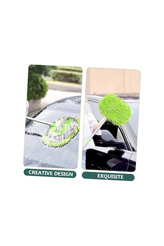 Djustable Oto Yıkama Fırçası Mop Uzun Saplama Araç Yumuşak Sünger Pozu Aracı İçin Scratch Temizleme Mop Teleskopik Mop Hanehalkı İçin