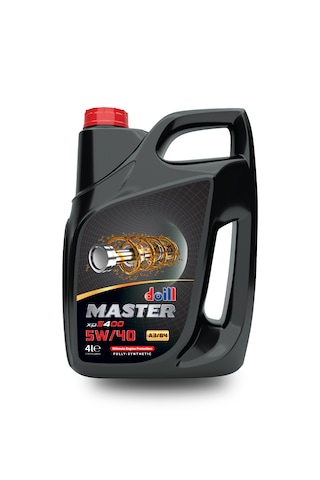Doill Master 5W-40 API SM/CF ACEA A3/B4 Tam Sentetik Motor Yağı 4 L