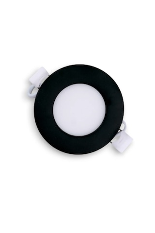 Eco Sıva Altı Siyah Spot Panel Led 3 Watt Beyaz Işık 6500 K Diğer