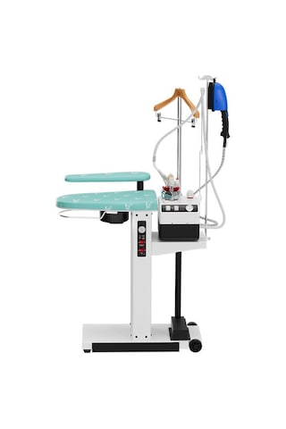 Gazzella "tiny Mini" Kazanlı Tip Portatif Ütü Masası- Ayak Pedallı / Mağaza Tipi - 60 Cm Turkuaz