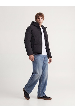 Jack & Jones Jjgalaxy Puffer Jacket Siyah