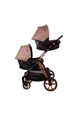 Mamma Twin Gold Travel Sistem İkiz Bebek Arabası