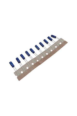 10 Adet 10uf 50v Elektrolitik Kondansatör 5x11mm
