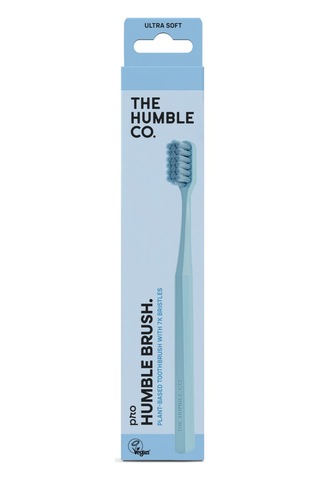 The Humble Co. Brush 7.000 Kıl İçeren Bitki Bazlı Yeyişkin Diş Fırçası Mavi