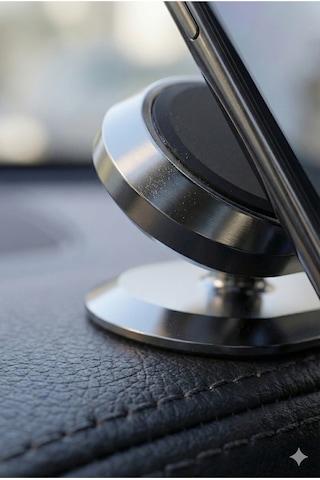Güçlü Mıknatıslı Araç İçi Telefon Tutucu Yapışkanlı Torpido Üstü Telefon Tutacağı
