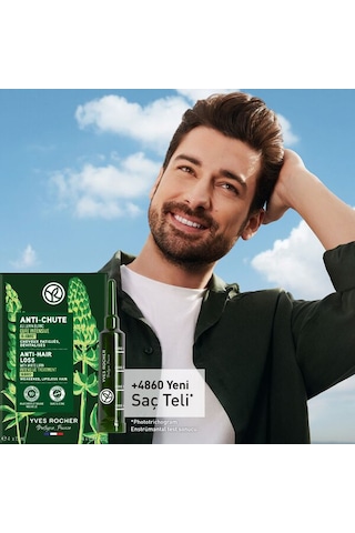 Yves Rocher Niasinamid Vitamin B6 Kür Saç Dökülmesine Karşı Güçlendirici Serum 4 x 15 ML