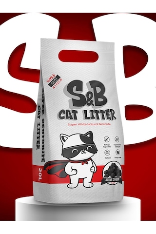 Friends S&B Super Bentonite Aktif Karbon Topaklaşan Kedi Kumu 20 L