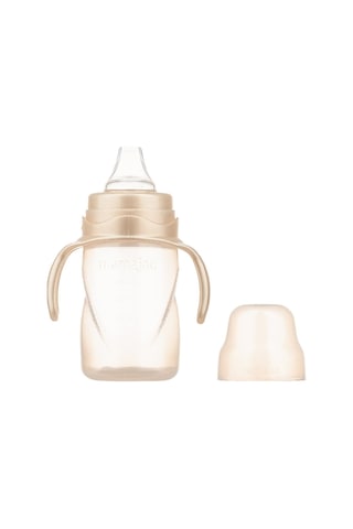 Mamajoo Kulplu Akıtmaz Eğitici Bardak Pearl 270 ML & Anti-Kolik B Şeffaf