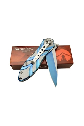 Sibirya Lale Kamp Çakı Blue S-2091l 18,5 Cm Haki