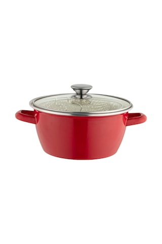Madame Coco Salentino Kızartma Tenceresi - Kırmızı - 22 Cm 8684427212189 Kırmızı