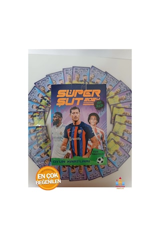 Süper Şut Futbolcu Kartları 100 Adet - 2024 Efsane Futbolcularla Dolu Yeni Sezon Macerası