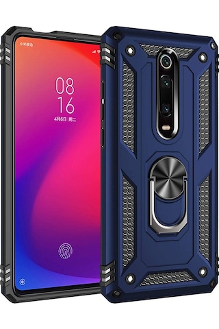 Xiaomi Mi 9T Pro Kilif Zirhli Miknatisli Standli Tank Kapak 398110497
