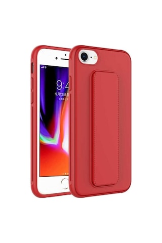 Apple Uyumlu iPhone Se 2020 Kılıf Zore Qstand Kapak Kırmızı