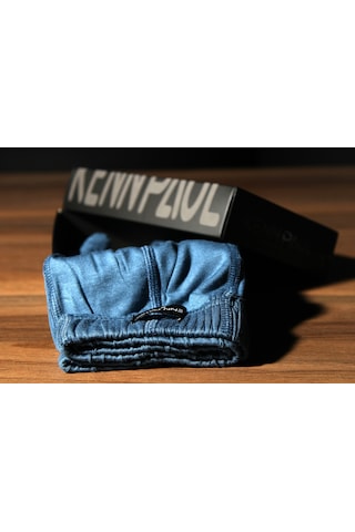 Kennpaul Premium Bambu Erkek Boxer - Doğal, Nefes Alan, Uzun Ömürlü Indigo - Lacivert