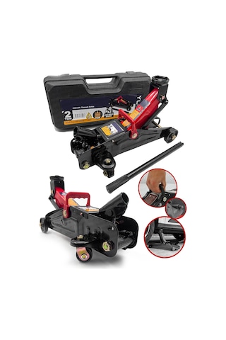 Moonshop 2 Ton Tekerlikli Arabalı Timsah Kriko