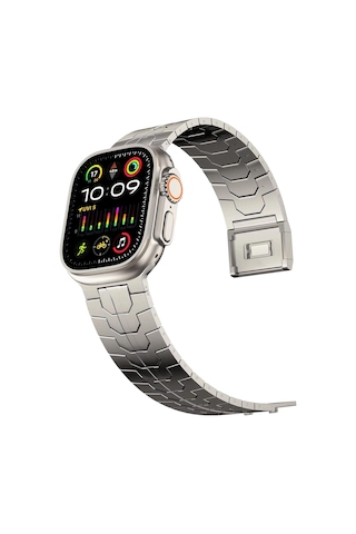 Minesk Watch İle Uyumlu Titanyum Serisi Manyetik Tokalı Hafif Ve Rahat Çelik Kordon Kayış 42- Sku: Smg8690010094650