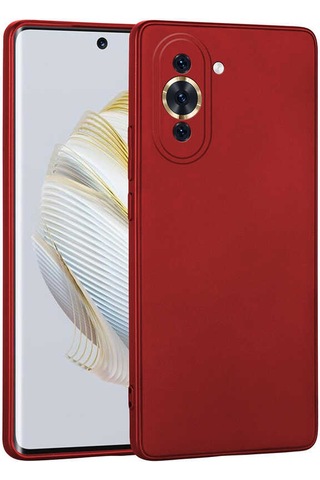 Zore Huawei Nova 10 Kılıf Msra Premier Silikon Kapak - Kırmızı Kırmızı