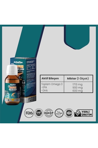 Active Plus Norfish Balık Yağı 150 ML