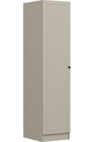 Minar Kale 1 Kapaklı Dolap Mebran Panjur 190cm - Kumtaşı/kumtaşı - Askılıklı Kumtaşı