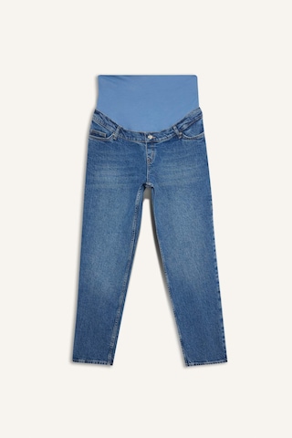 Defacto Straıght Fıt Beli Lastikli Bilek Boy Jean Yıkamalı Hamile Pantolon H2077ax26smnm28