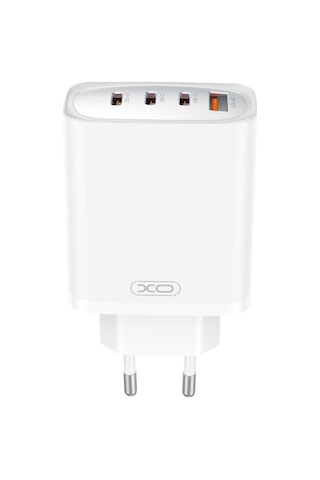 Ce23 Eu 65w Gan 4 Portlu Çoklu Hızlı Şarj Adaptörü Ve Pd Laptop Şarj Başlığı 3x Type-c + 1x Usb-a