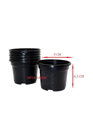 Vakum Saksı, 100 Adet, Saksı, Fide Tohum Saksısı, Plastik Saksı