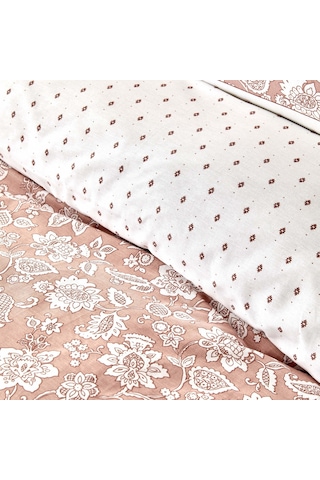 Karaca Home Celerina Pembe %100 Pamuk Çift Kişilik Fitted Nevresim Takımı Pembe