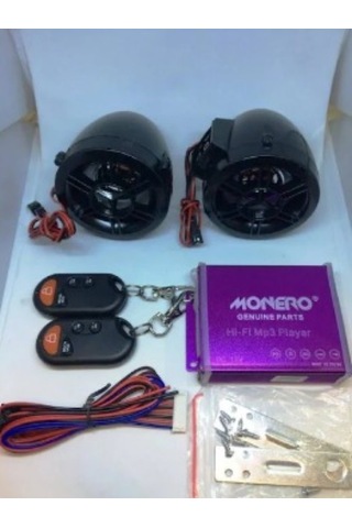Motosiklet Alarm Seti Ve Mp3 Radyo Çalar Bluetooth M - R Si...