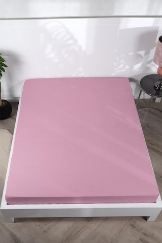 Aç-tak Lastikli Tek Kişilik Çarşaf 160x200+30 Cm Polycotton Matriss Serisi Pudra