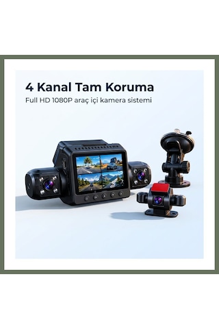 Bezos 9720 Araç Kamerası 4 Kamerali Bezos1