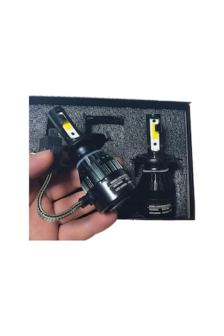 2 Adet H7 Soket Led Xenon Far Ampulü 6000k Beyaz 8000lm Diğer