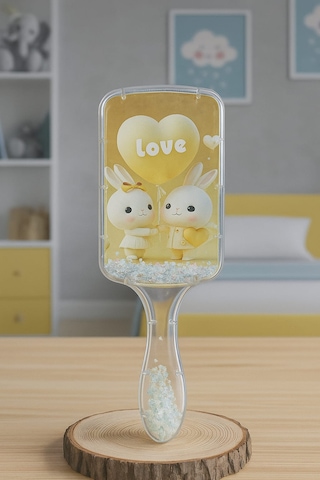 Şık Lüks Tarak Hassas Saçlara Uygun İnci Detaylı,bebek Ve Kız Çocuklar İçin Saç Tarağı