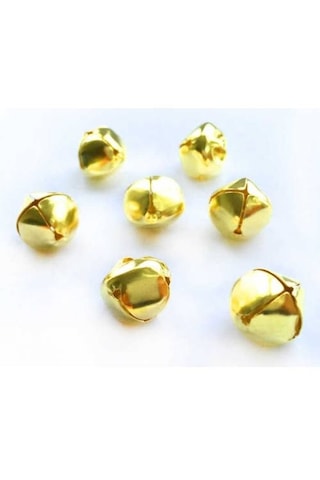 50 Adet Gold Sarısı Minik Zil-tef Zili-zilli Çubuk İçin Zil Küçük Zil Çan Minik Çan