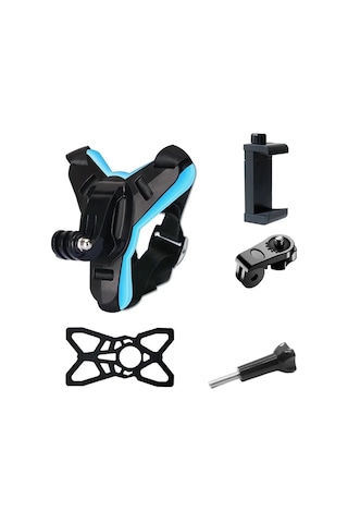 Comse Aksiyon Kamera Çene Altı Kask Bağlantı Aparatı Go Pro Motorsiklet