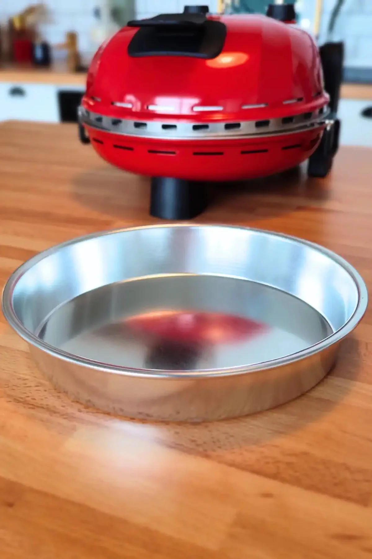 Yuvarlak Alüminyum Fırın Tepsisi 26 Cm, Alüminyum Gövde, Hafif Ve Dayanıklı Yapışmaz Gümüş