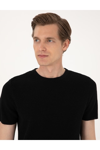 Pierre Cardin Erkek Siyah Kazak /triko 50305973-vr046 Siyah