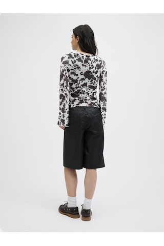 Kadin Kayik Yaka Tisört - Minna - 12280223 Black Coffee