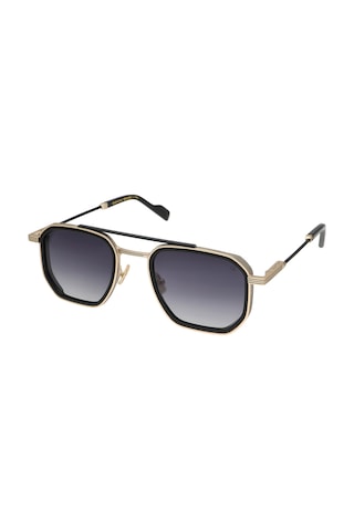Quantum Q221.c5 54 Polarize Unisex Güneş Gözlüğü Altın