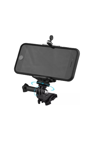 Gplus GP6026PVJ Cep Telefonu Tutuculu Vlog Video Göğüs Kemeri Siyah